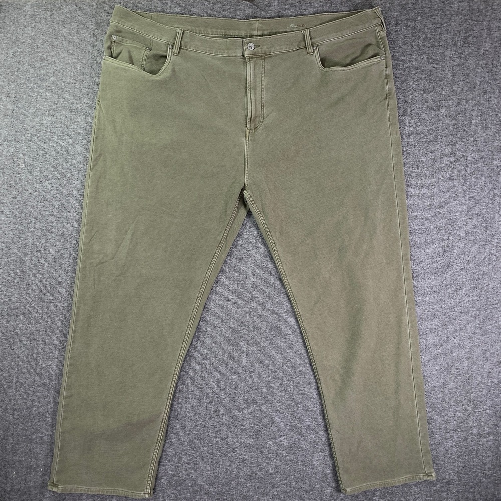 Faherty Stretch Terry 5 Pocket Pant Men 50x32 Jeans Modern Oversize Big Green